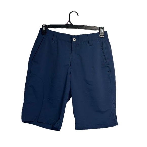 Under Armour Other - Under Armour Match Play Showdown Shorts Men's 32 10.5" Inseam‎ Navy Golf Stretch
